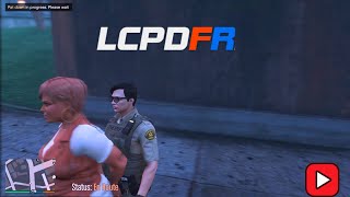 Playing GTA 5 As A POLICE OFFICER on duty [upl. by Eednyl]