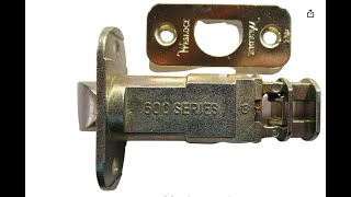 Weslock 600 Series Spring Latch replacement [upl. by Alenson578]