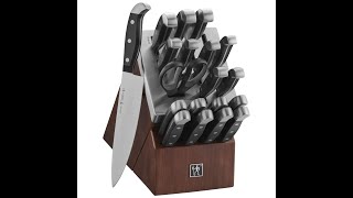 Henckels selfsharpening knife block set unboxing [upl. by Leirej]