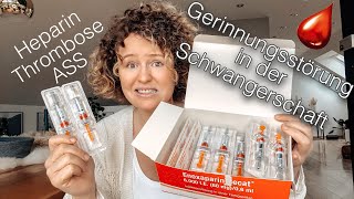 Gerinnungsstörung in der Schwangerschaft  Faktor 5 Leiden  Thrombosespritzen  Heparin [upl. by Roi]