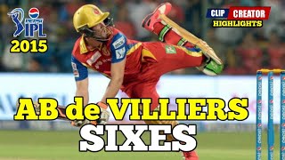 AB de Villiers 360 🔥 AB de Villiers all sixes in IPL abdevilliers ipl [upl. by Meek398]