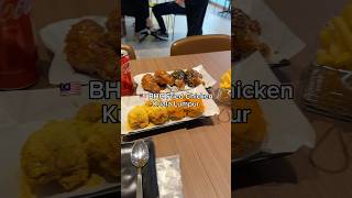 🇲🇾 bhc fried chicken at Kuala Lumpur 🍗🐓koreanfriedchicken kualalumpur [upl. by Eetnahs486]