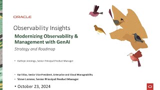 Modernizing Observability and Management with GenAI Strategy and Roadmap [upl. by Azar887]