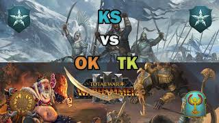 KS vs OK KS vs TK  Некасты№2  Total War Warhammer 3 tournament  Domination [upl. by Apple]