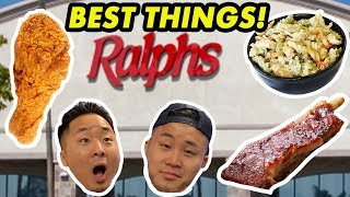 THE 20 BEST FOODS AT RALPHS DELIHOW GOOD WAS IT  Fung Bros [upl. by Anida286]