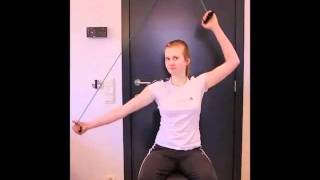 Kinesitherapie Oefening met katrol [upl. by Aitekram]