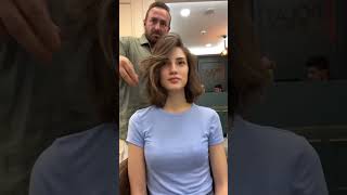 Lob hairstyles with side swept bangs are great at face contributing shorts haircut transformation [upl. by Evanne]