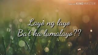 Kahit ayaw mo na video lyrics  This Band quotoh bakit ba kailangan pang umalisquot [upl. by Eninahs]