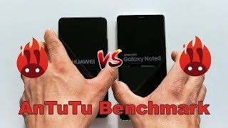 Huawei Mate 10 Pro vs Samsung Galaxy Note8  AnTuTu Benchmark [upl. by Nwahsed]