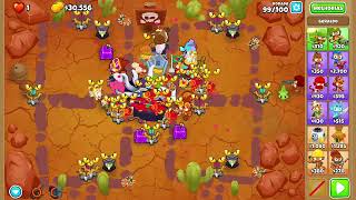 BTD6  Route 88  High expert Least Cash Chimps community map made by SILLY WORM [upl. by Alita]