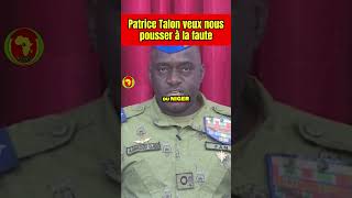 short PatriceTalon veux nous pousser à la faute niger benin [upl. by Notwen350]