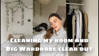 Deep cleaning my room and Big wardrobe clear out Ski girl make up [upl. by Ailadi]