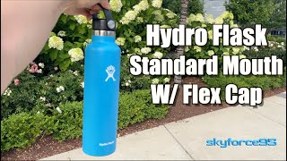 Hydro Flask Vacuum Insulated Standard Mouth Water Bottle Review [upl. by Birgit]