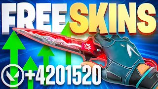 How To Get FREE VALORANT SKINS In 2023 Working [upl. by Siraved]