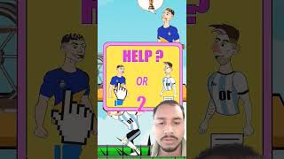 Ronaldo and benzema no legs but help Messi leg cartoon animation ronaldo benzema [upl. by Suivat462]