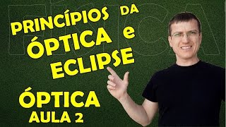 PRINCÍPIOS DA ÓPTICA E ECLIPSES  ÓPTICA  Aula 2  Prof Boaro [upl. by Alexi416]