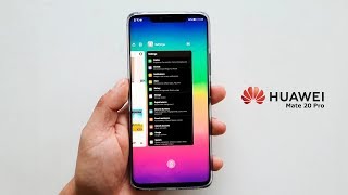 Huawei Mate 20 Pro  How to Use the Gestures [upl. by Sihtam]