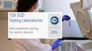 TÜV SÜD Biocompatibility Testing for Medical Devices [upl. by Lenno]