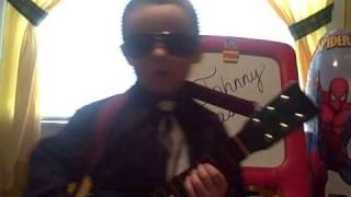 Four year old sings Folsom Prison Blues [upl. by Airtina]