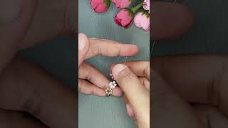 How to Make Daisy Flower Beads Bracelet  Beaded Bracelet Tutorial beadedbracelet shorts [upl. by Gitt]