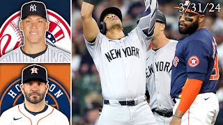 New York Yankees  Houston Astros  Game Highlights  33124 [upl. by Atig908]