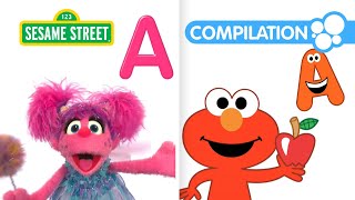 Sesame Street All About the Letter A  Alphabet Compilation [upl. by Leese]