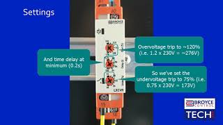 LXCVR Single Phase Voltage Monitoring Relay  Under and Over Voltage Trip Demonstration [upl. by Aldus]