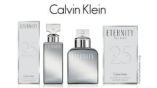 Calvin Klein  Eternity 25th Anniversary Edition Fragrance Collection [upl. by Atikel664]