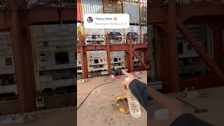 Ship pr fitter kitni mehnat krte h🫡🛳️🗿 explore ship shortvideo shiplovers [upl. by Linis362]