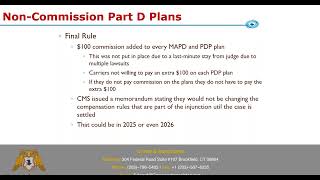 How to handle noncommission Part D plans [upl. by Brok423]