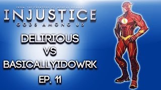 Injustice Gods Among Us ep 11 H2O Delirious Vs BasicallyIDoWrk [upl. by Nylyram]