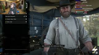 Kai Cenat Red Dead Redemption 2 full Playthrough Part 4 [upl. by Landel78]