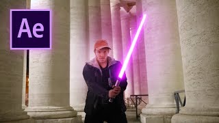 STAR WARS Lightsaber Tutorial  After Effects [upl. by Pauly]