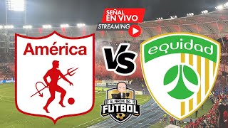 América 2 vs La Equidad 0  Octavos de final ida  Copa Betplay 2024 [upl. by Comstock]