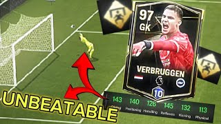 FC Mobile Goalkeeper review Bart Verbruggen The best FREE goalkeeper [upl. by Gwenn]