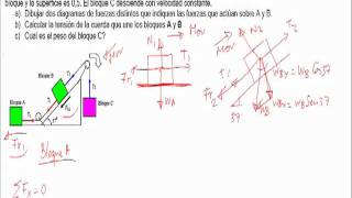 Planos inclinados poleas ejercicios resueltos [upl. by Zsa925]