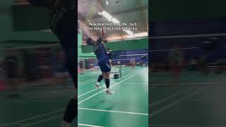 buti na lang maganda bebe ko 🥰 fyp badmintonplayer jeho [upl. by Naivat869]