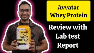 Avvatar whey protein reviewCow milk whey proteinAvvatar whey protein lab test reportavataar [upl. by Avilys38]