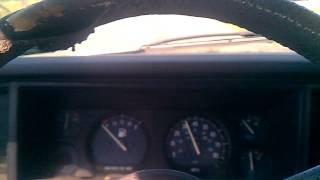 1989 Jeep Cherokee Laredo  transmission Comfort mode [upl. by Metabel]