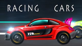 Sports car  Car Race  cartoon car [upl. by Panaggio146]