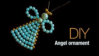 angel ornaments make great christmas decorations for christmas tree  Beads art\vineeta mishra [upl. by Amitie]