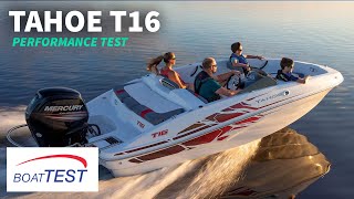 Tahoe T16 2019 Test Video  By BoatTESTcom [upl. by Sabine]