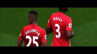 Eric Bailly vs Leicester City 24092016 [upl. by Yerrok]