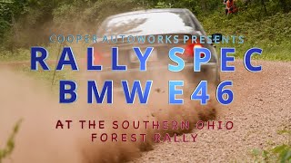 RallySpec BMW E46 at the Southern Ohio Forest Rally [upl. by Eiznikcm]