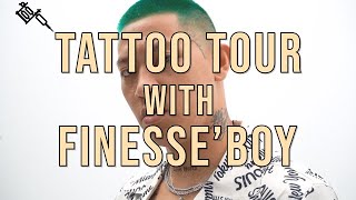 「臉都刺了，也代表沒有任何回頭路！」  Tattoo Tour With FinesseBoy [upl. by Raine]