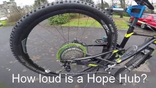 How loud is a Hope Pro 4 hub [upl. by Younglove]