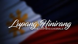 LUPANG HINIRANG  PHILIPPINE NATIONAL ANTHEM  DEPED CHORALE [upl. by Diandra317]