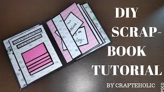 scrapbook for beginners  scrapbook tutorial  how to make a scrapbook  scrabook for birthday [upl. by Enttirb275]