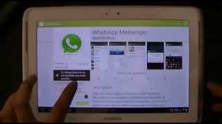 Como instalar Whatsapp en tablet facil y rapido App oficial [upl. by Inga590]