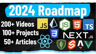 The Ultimate Web Developer Roadmap For 2024 [upl. by Ainotal]